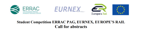 Student Competition ERRAC PAG, EURNEX, EUROPE’S RAIL – Call for abstracts